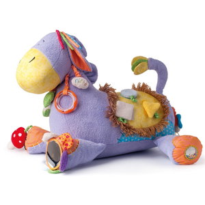 Плюшено магаре Лаки за яздене и игра