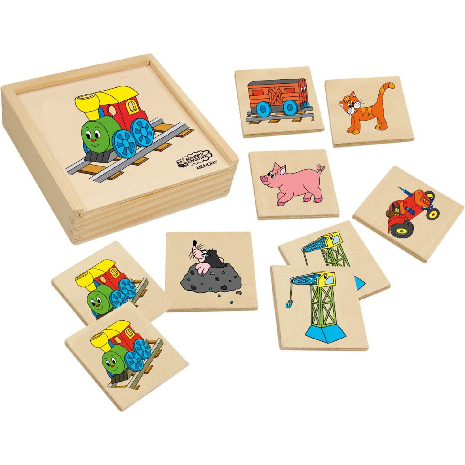 Дървена мемори игра, Весело влакче