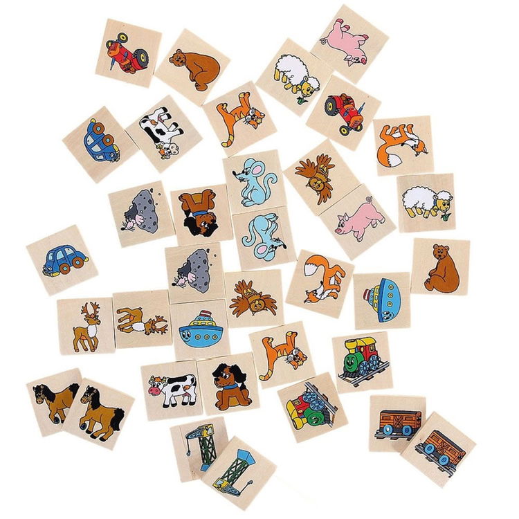 Дървена мемори игра, Весело влакче