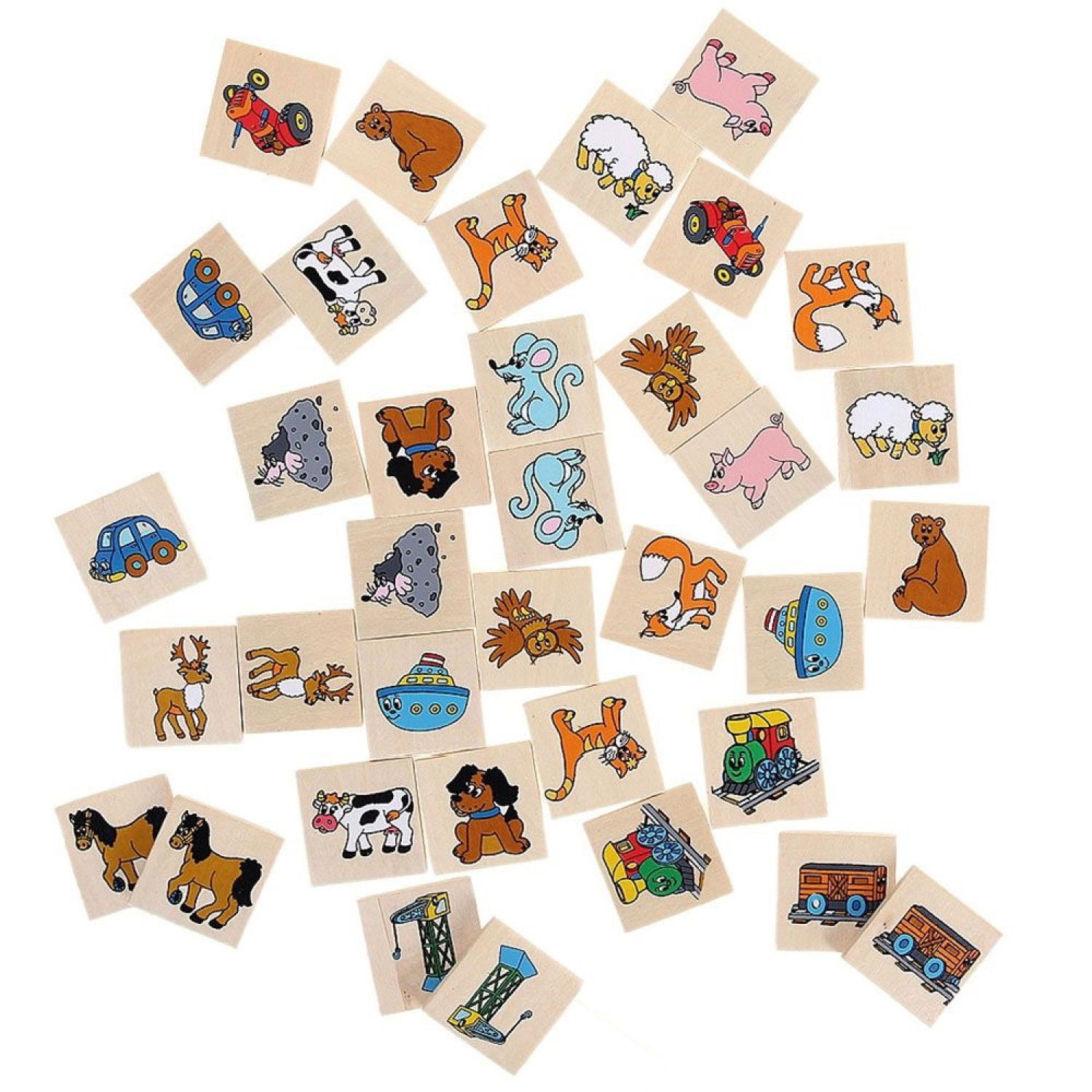 Дървена мемори игра, Весело влакче