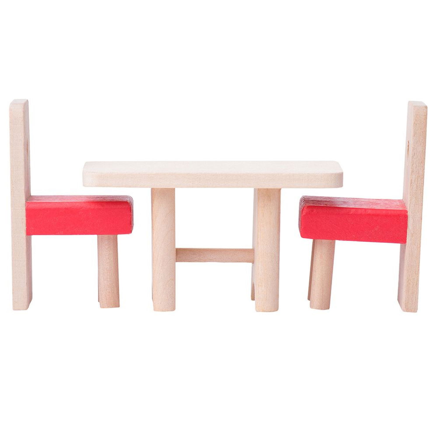 Дървена къща за кукли с аксесоари