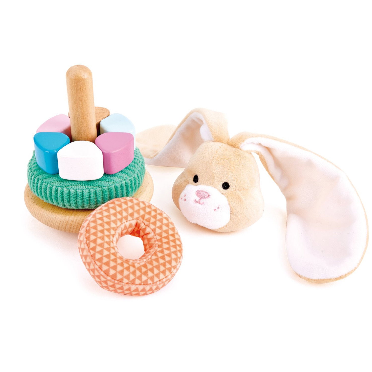 Дървена кула низанка - Зайче, Hape