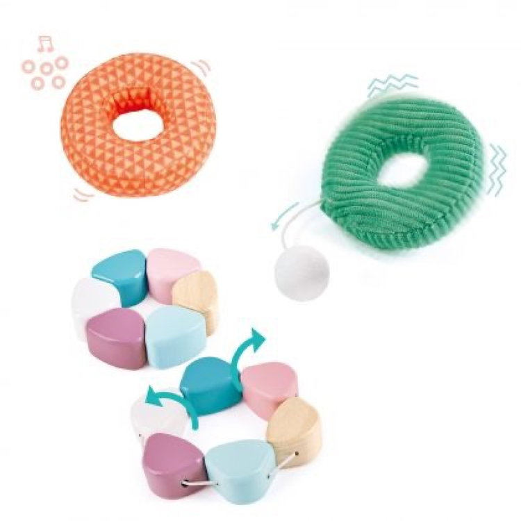 Дървена кула низанка - Зайче, Hape