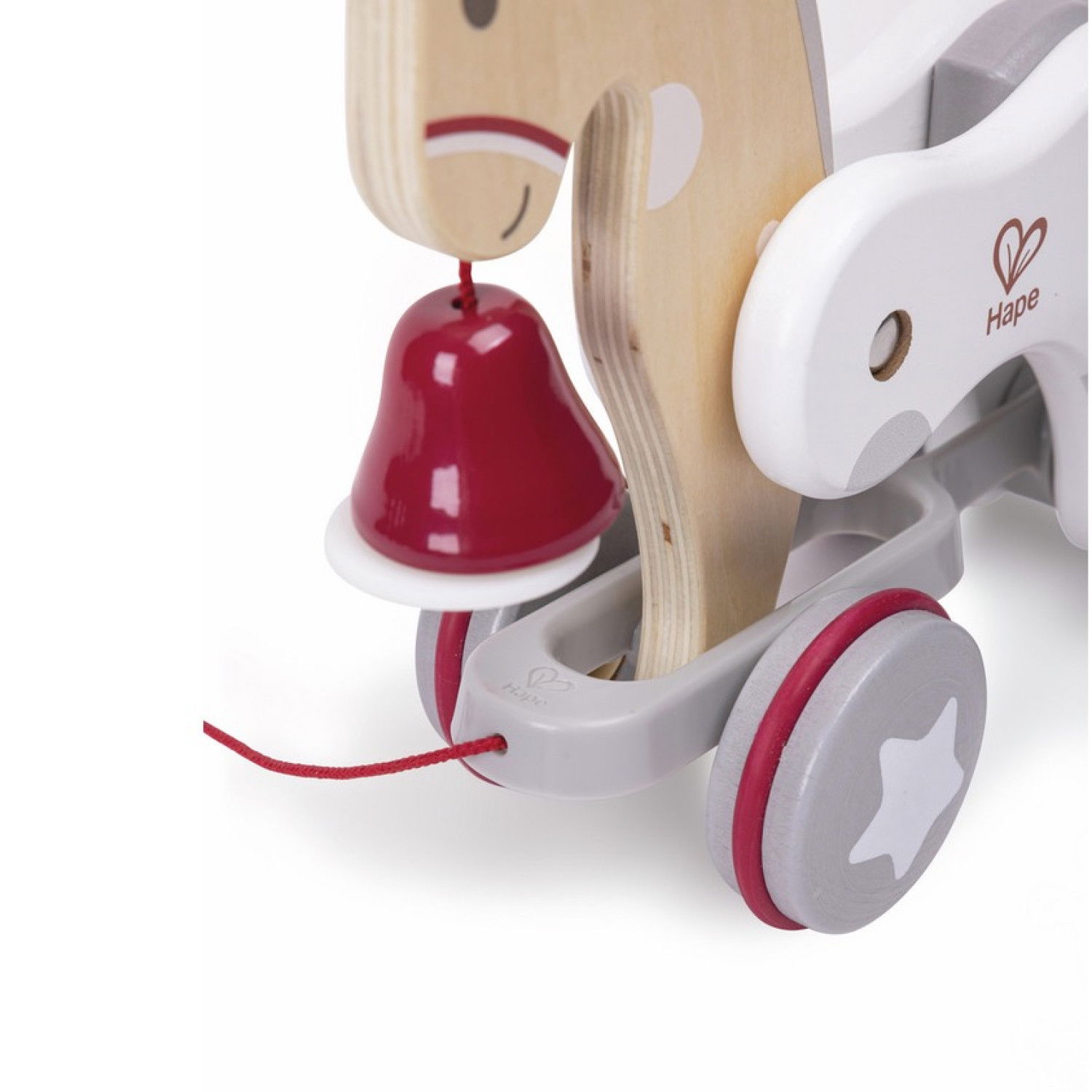 Дървена играчка за дърпане Пони, Hape