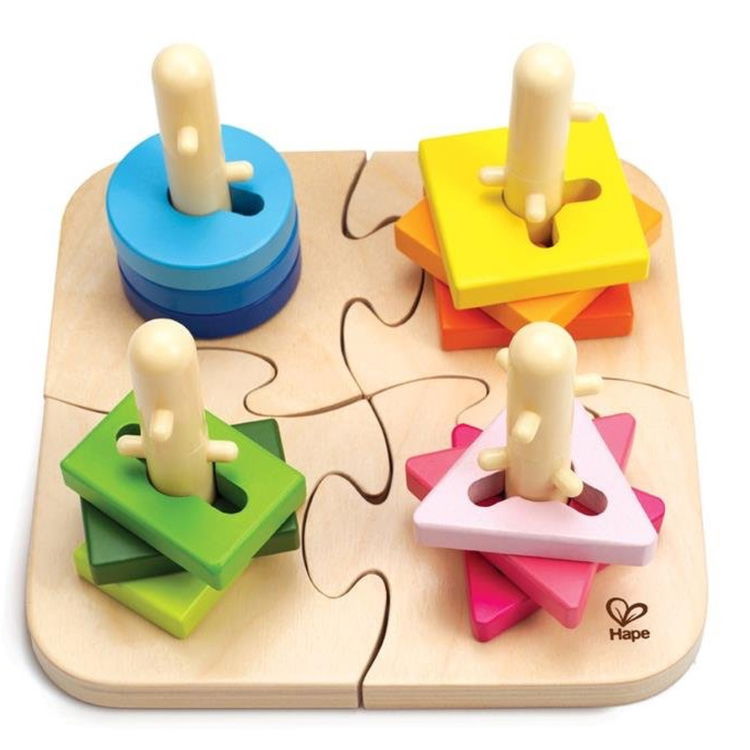 Дървен 3D пъзел, Hape