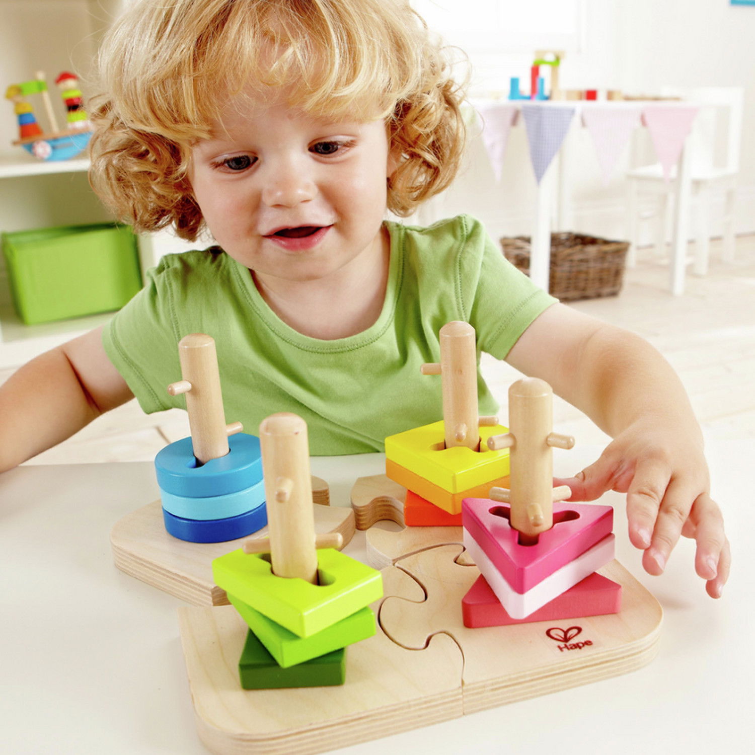 Дървен 3D пъзел, Hape