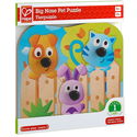 Бебешки дървен пъзел Големи нослета, Hape