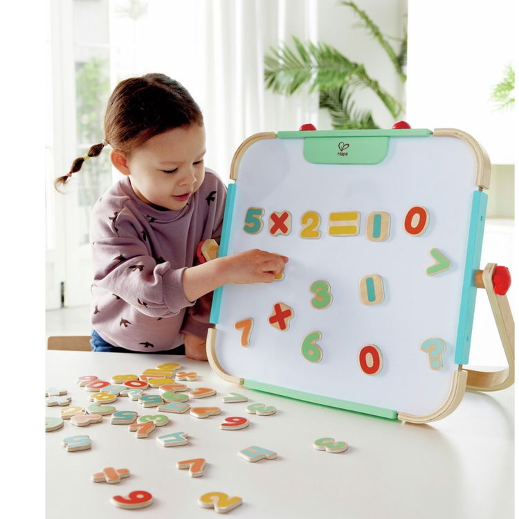 Дървени магнитни цифри, Hape