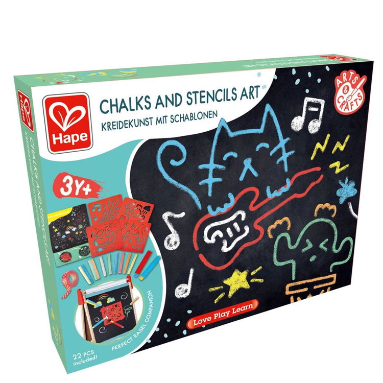 Детски комплект за рисуване с тебешири, Hape