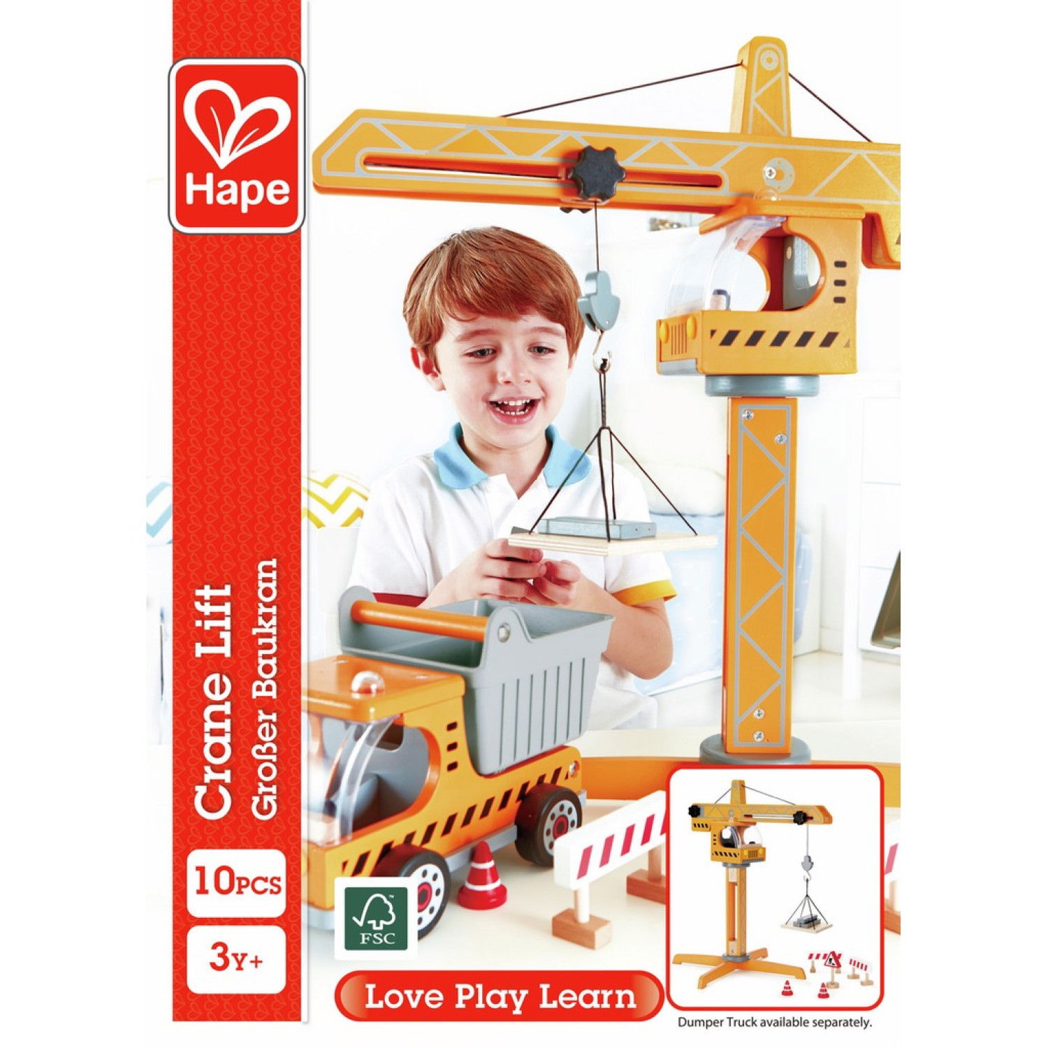 Дървен товарен кран, Hape