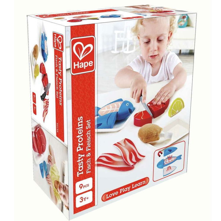 Дървен комплект Протеин, Hape