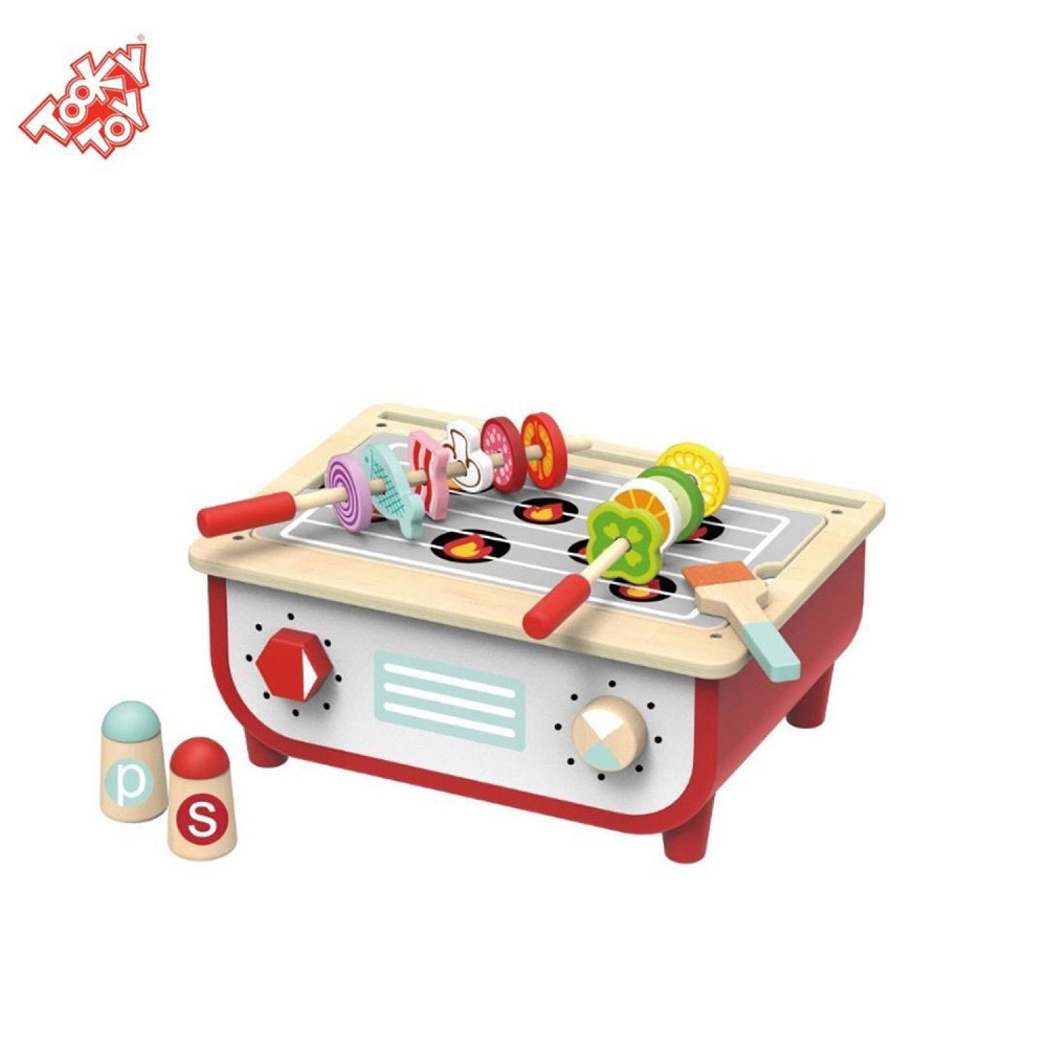 Дървена кухня и барбекю, 2 в 1