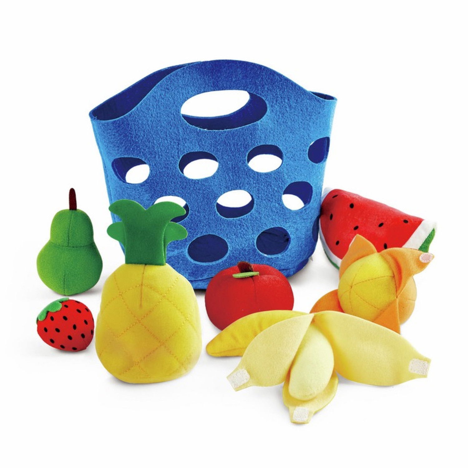 Комплект меки плодове в кошница, Hape