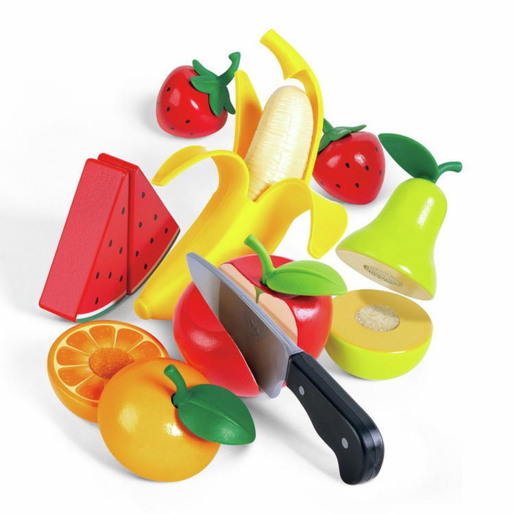 Дървен комплект Плодове, Hape