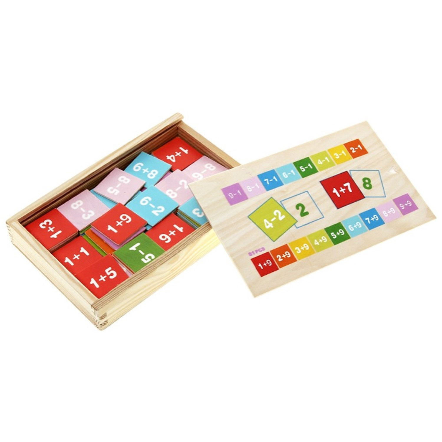 Дървена игра Да се научим да смятаме