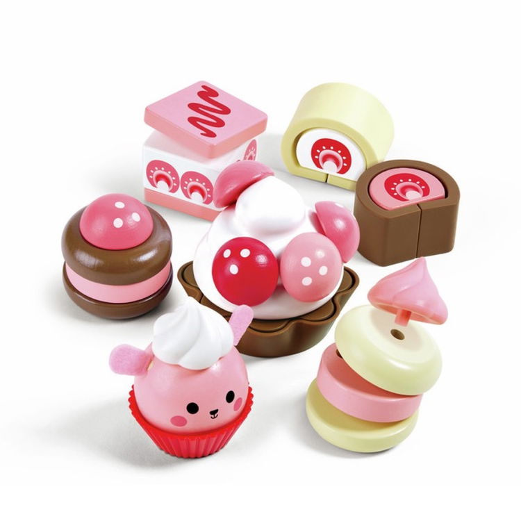 Дървен комплект Ягодов десерт, Hape