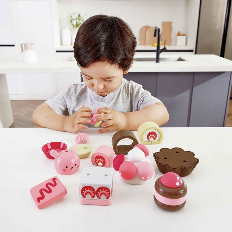 Дървен комплект Ягодов десерт, Hape