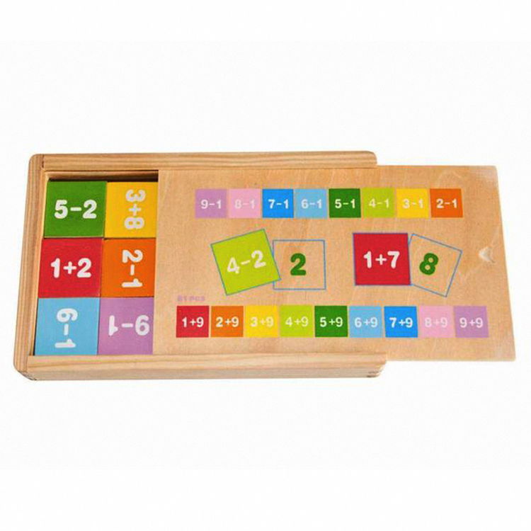 Дървена игра Да се научим да смятаме