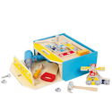 Дървена работна маса с инструменти, 51 части, Hape