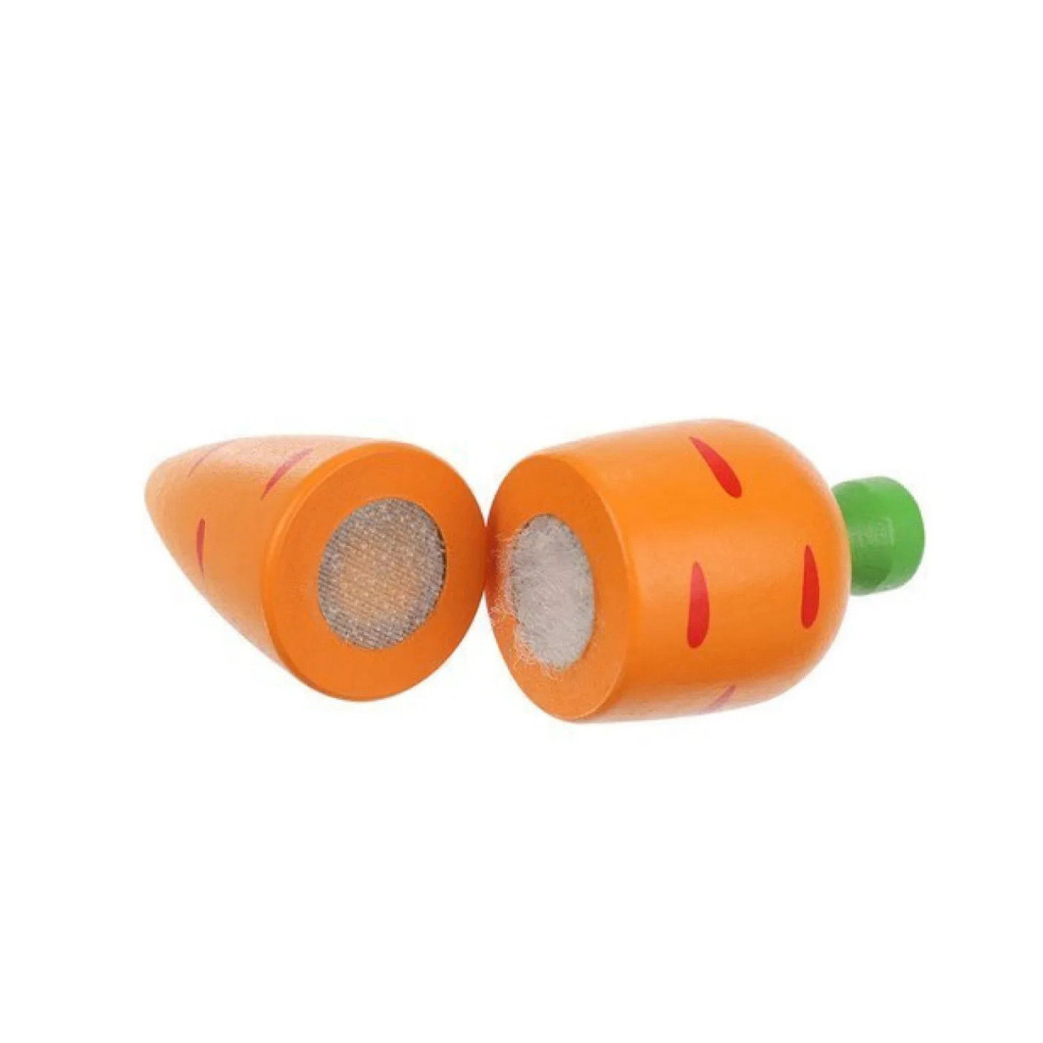 Дървени зеленчуци и плодове за рязане в кутия