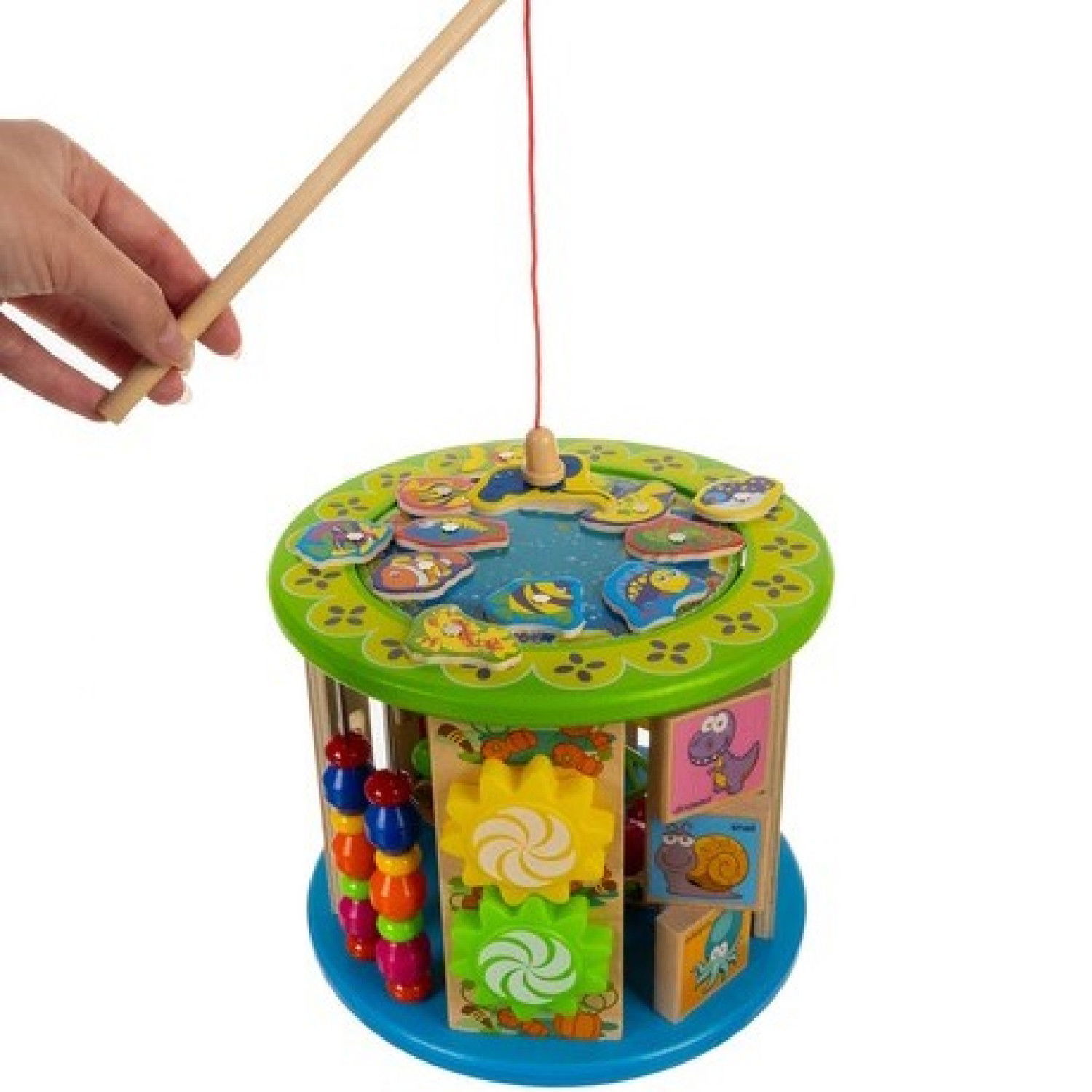 Дървена образователна играчка 11 в 1