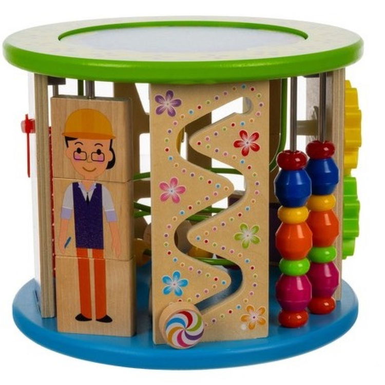 Дървена образователна играчка 11 в 1