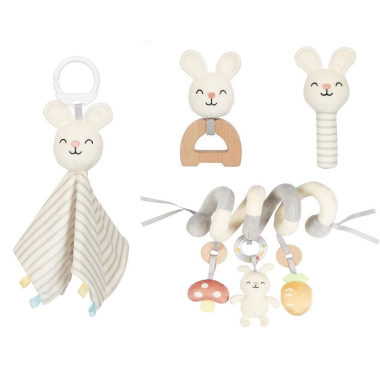 Бебешки подаръчен комплект 4 в 1 Зайче