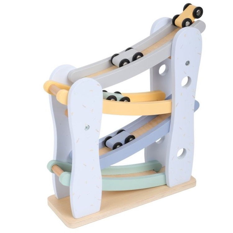 Дървена писта Роли с 4 коли