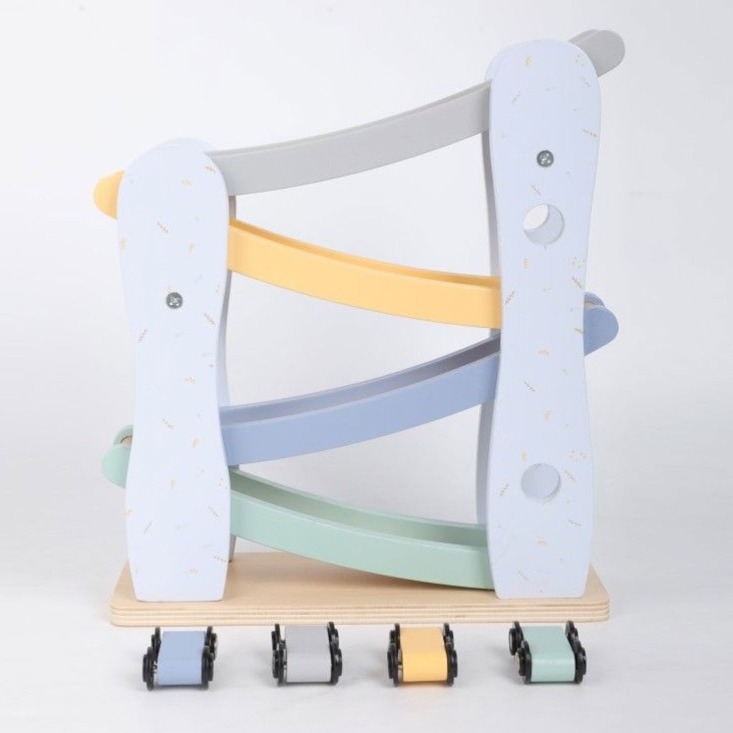 Дървена писта Роли с 4 коли