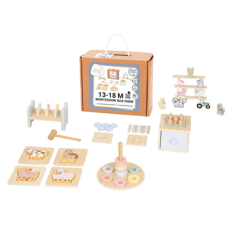 Образователна кутия Монтесори Ферма 13-18 месеца