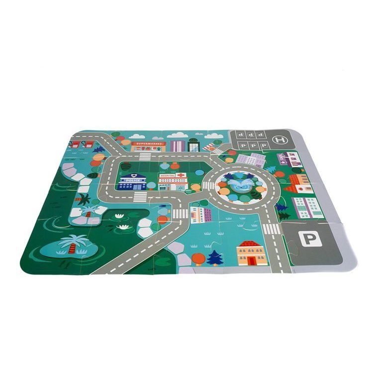 Дървен конструктор Направи си град, 115 части