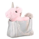 Плюшен еднорог в чанта