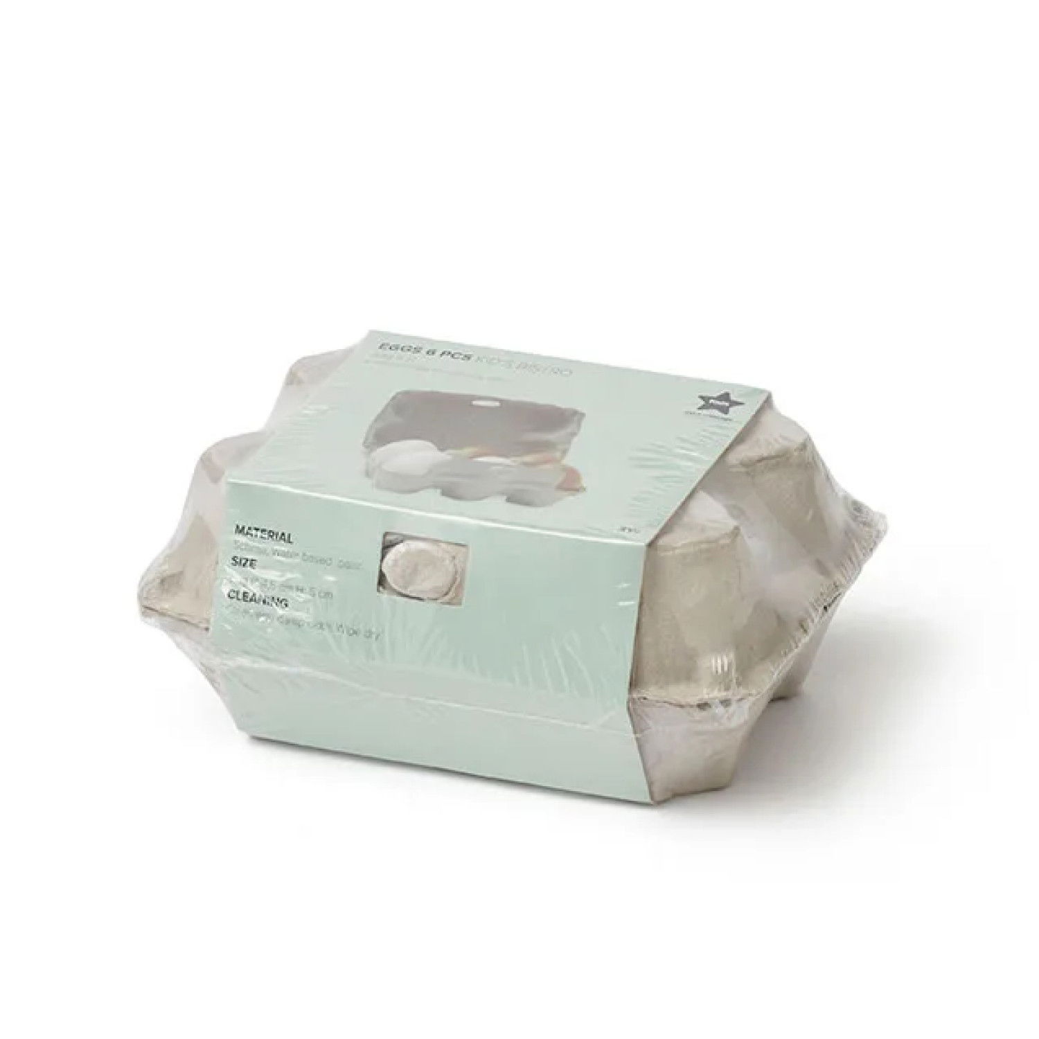 Дървени яйца в кутия