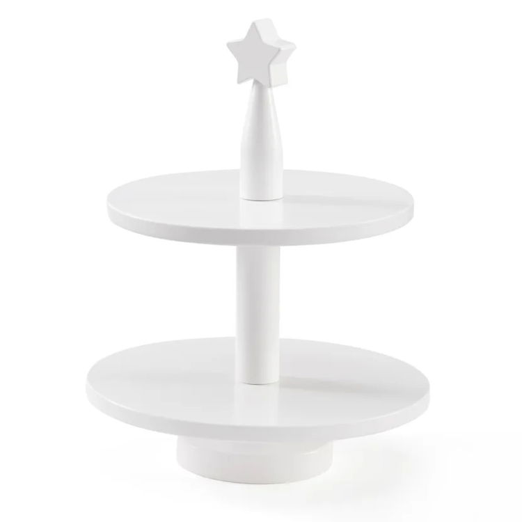 Дървена стойка за сладкиши