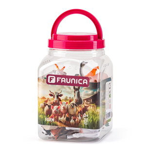 Комплект фигурки в кутия Животни от фермата, 30 броя