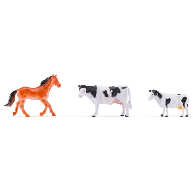 Комплект фигурки в кутия Животни от фермата, 30 броя