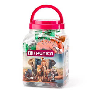 Комплект фигурки в кутия Диви животни, 30 броя