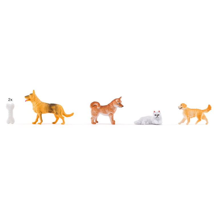 Комплект фигурки в кутия Домашни животни, 30 броя
