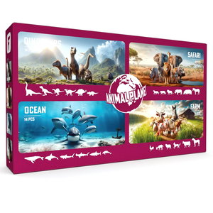 Комплект фигурки Животни на планетата, 60 броя