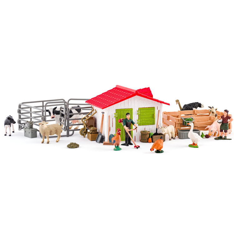 Ферма с животни и аксесоари, 48 части