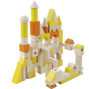 Дървен конструктор Град, 96 части