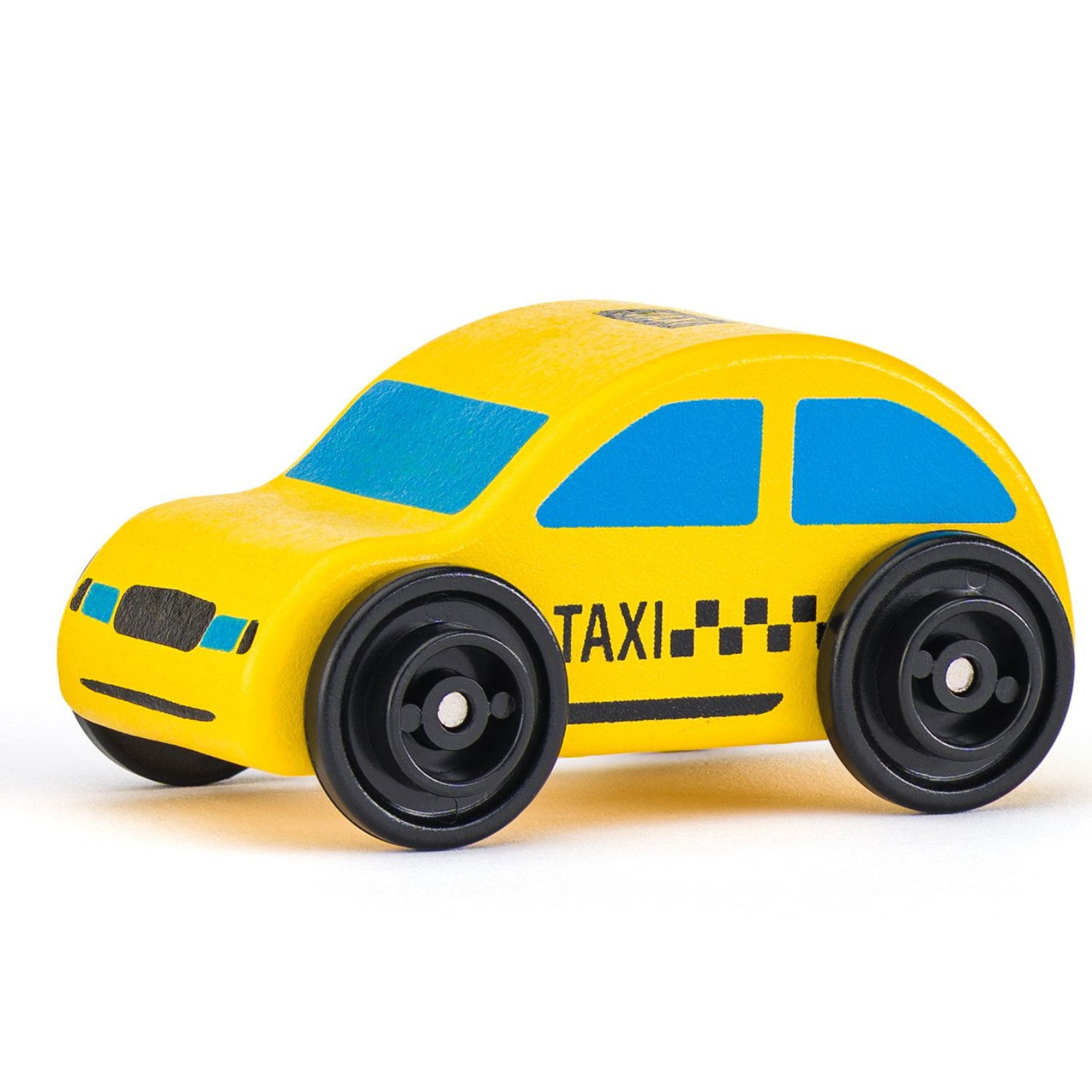 Комплект дървени коли Професионалист, 6 части