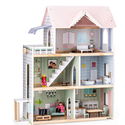Дървена къща за кукли с обзавеждане Моли
