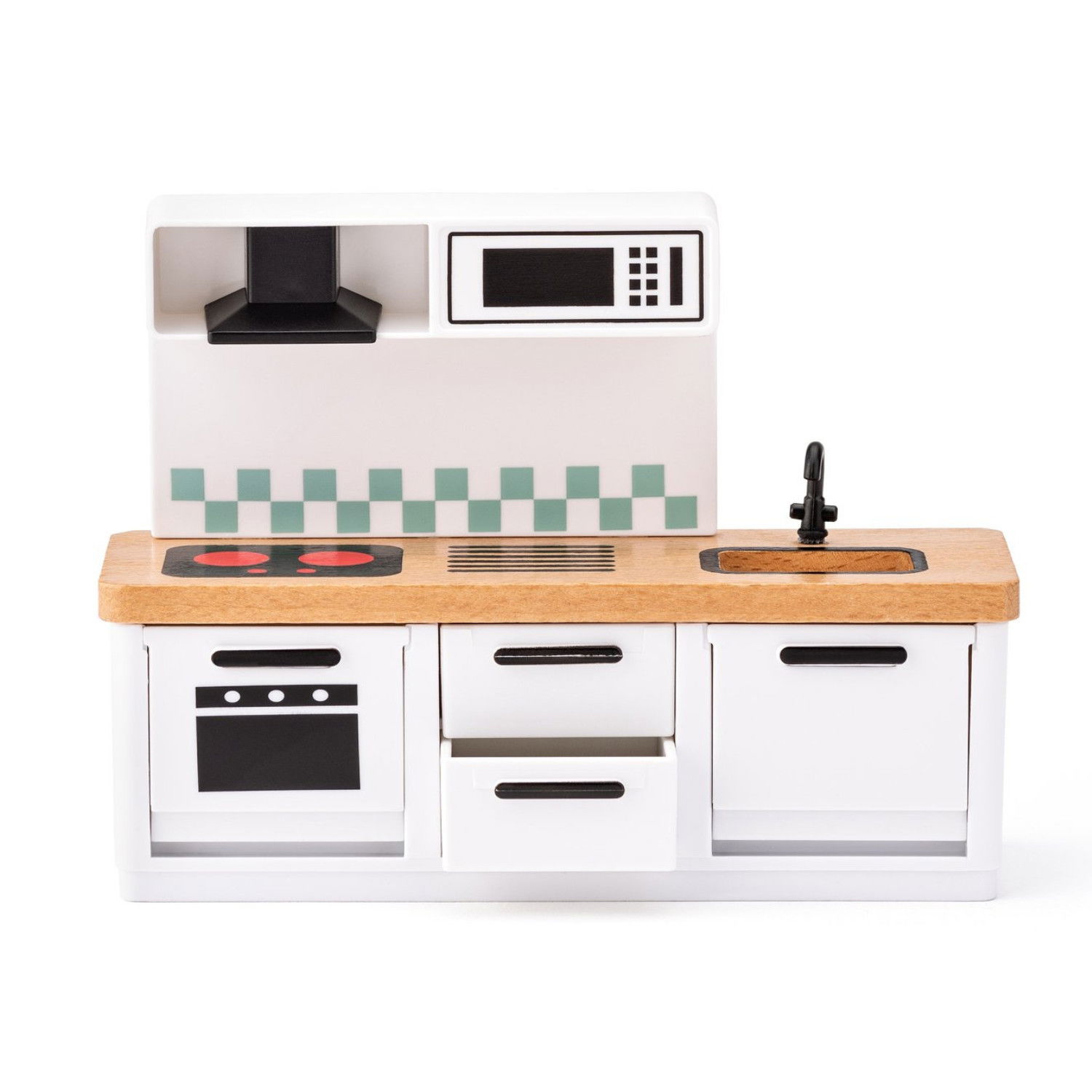 Дървена къща за кукли с обзавеждане Моли