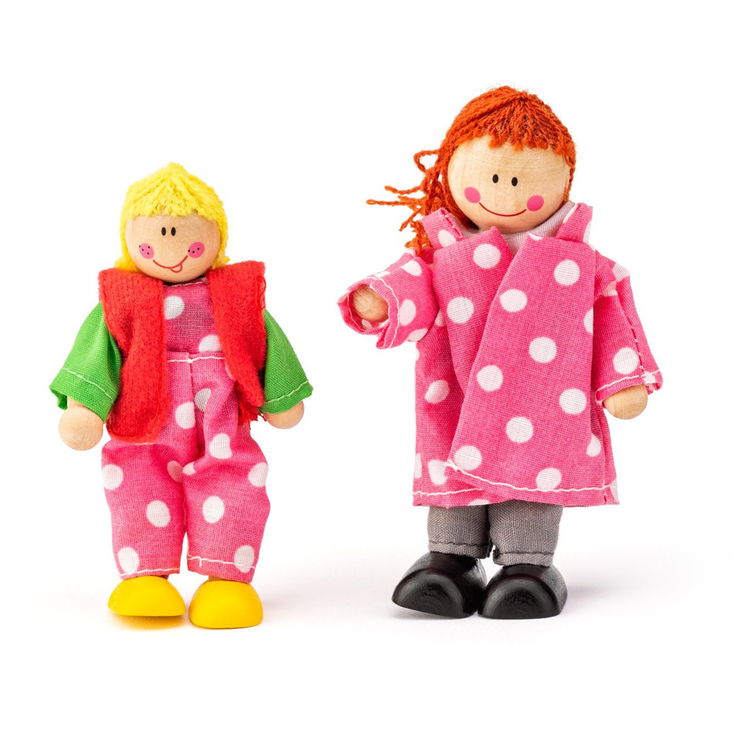 Дървена къща за кукли с обзавеждане Моли