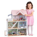 Дървена къща за кукли с обзавеждане Моли