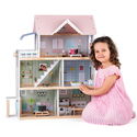 Дървена къща за кукли с обзавеждане Моли