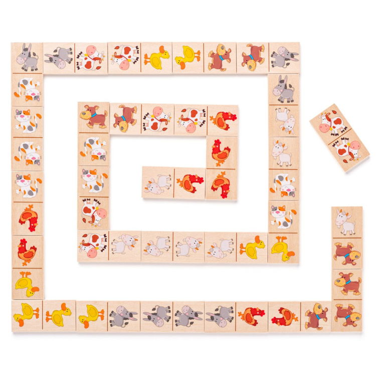 Мини домино с животни