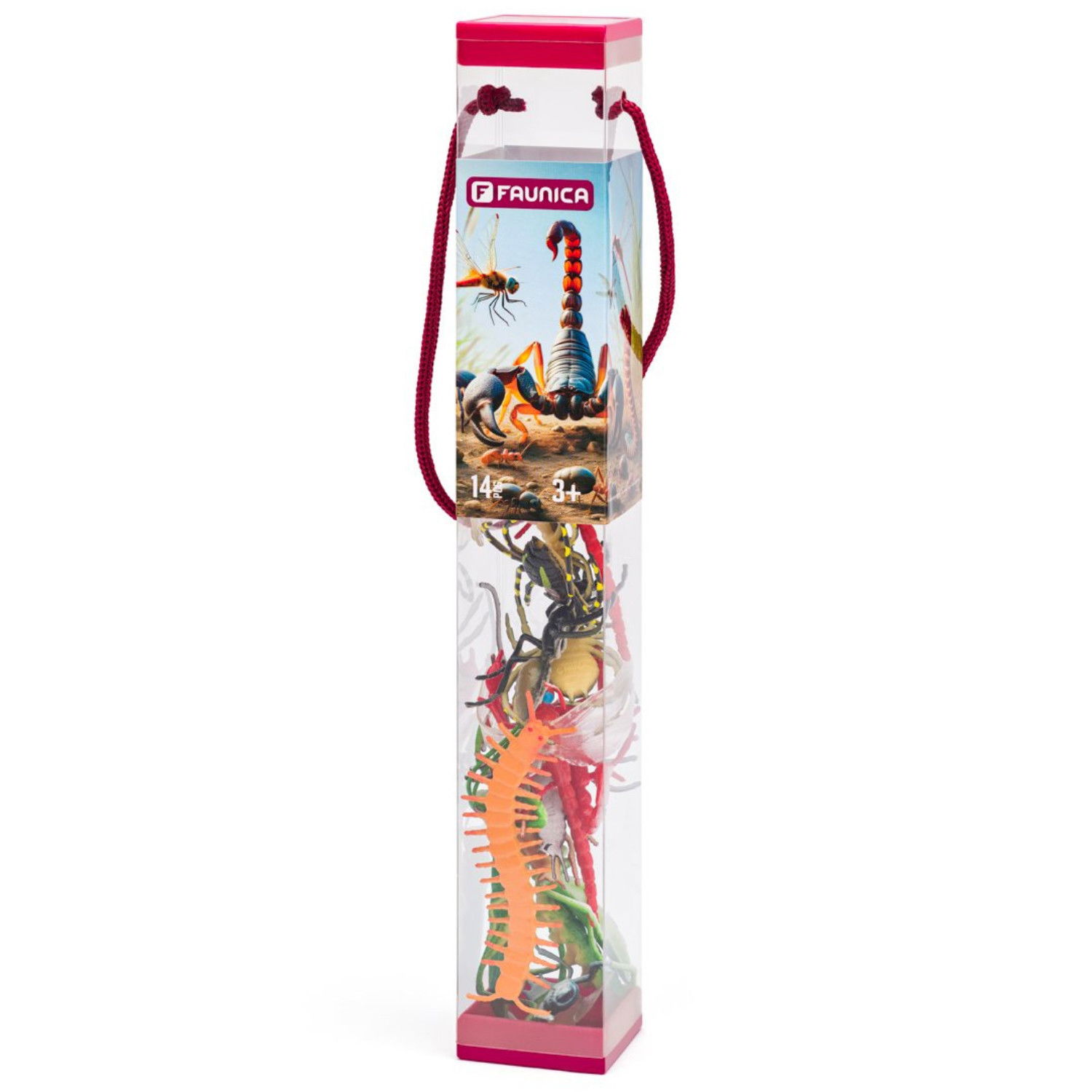 Комплект фигурки в туба Насекоми, 12 броя