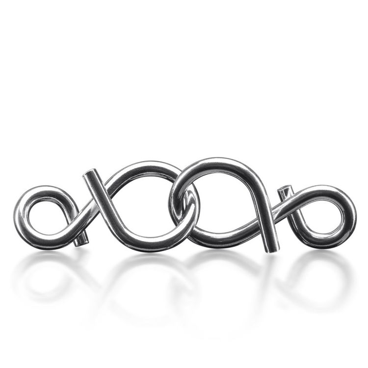 Комплект дървени и метални пъзели-главоблъсканици, 6 броя